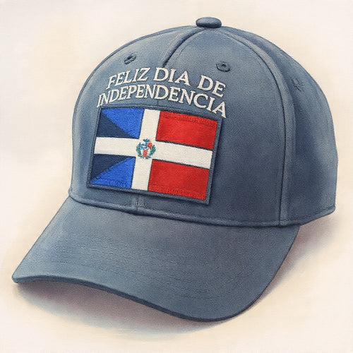 Gorras de la Independencia Dominicana are limited-edition caps designed to commemorate Dominican Independence. With only 50 pieces available, these caps offer exclusivity and cultural significance for collectors and enthusiast.